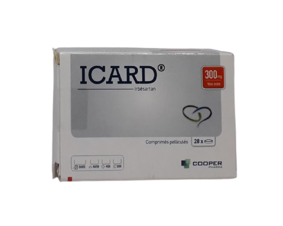 ICARD 300MG BOITE DE 28 COMPRIMES PELLICULES
