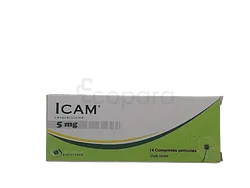 ICAM 5MG BOITE DE 14 COMPRIMES