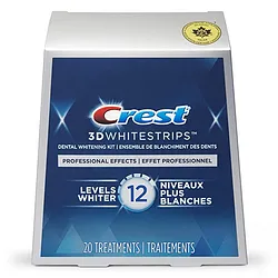 CREST 3D WHITESTRIPS LEVELS WHITER 12 20 TREATMENTS BOITE DE 40 STRIPS