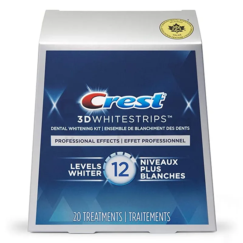 CREST 3D WHITESTRIPS LEVELS WHITER 12 20 TREATMENTS BOITE DE 40 STRIPS