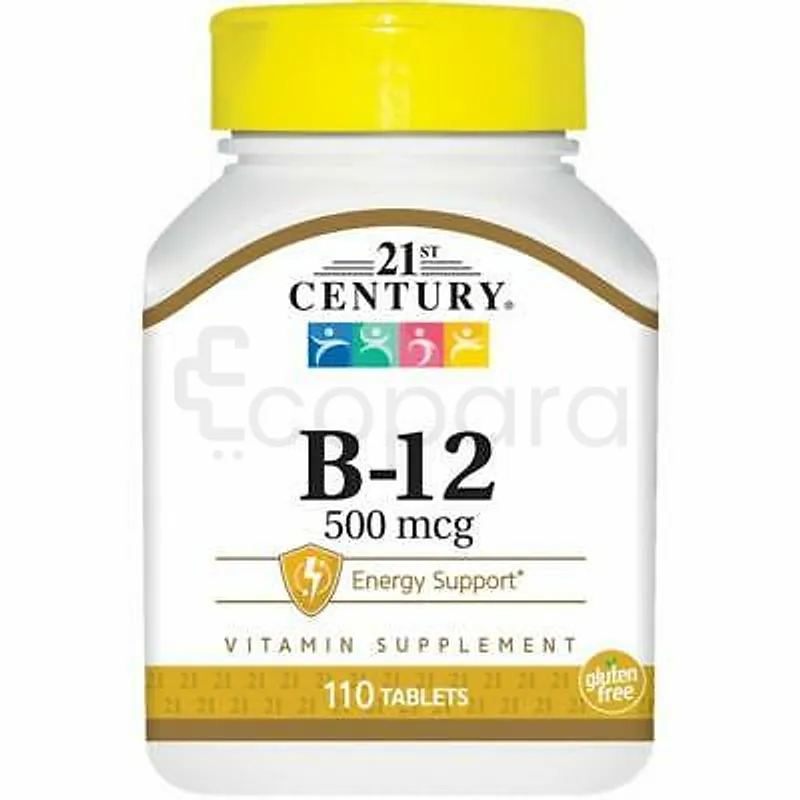 21ST CENTURY B-12 500MCG BOITE DE 110 COMPRIMES