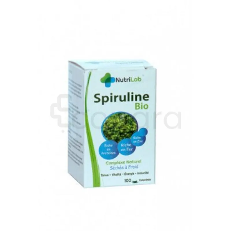 NUTRILAB SPIRULINE BIO BOITE DE 100 COMPRIMES
