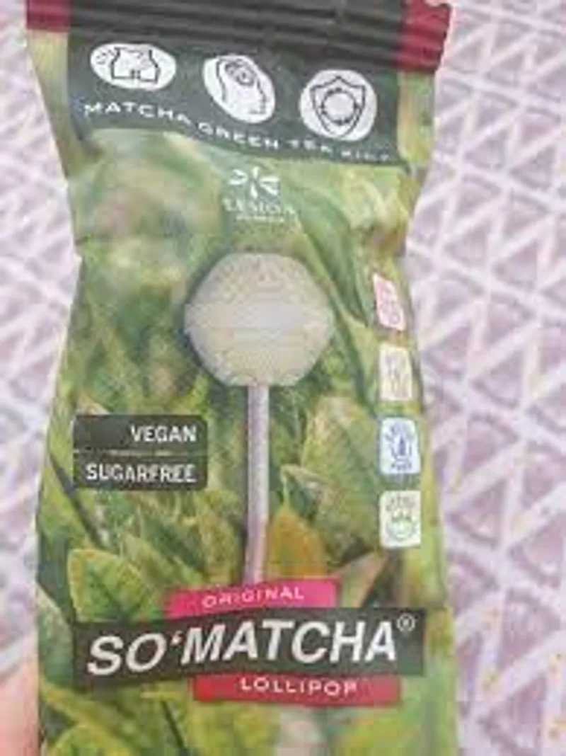 SO'MATCHA LOLLIPOP GREEN TEA KICK SUCETTES 6G