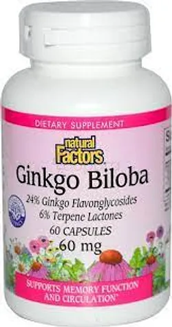 HERBALFACTORS GINKGO BILOBA BOITE DE 60