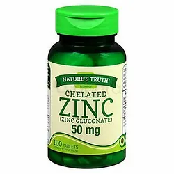 NATURE'S TRUTH ZINC 50MG BOITE DE 100