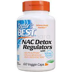 DOCTOR'S BEST NAC DETOX REGULATORS 600MG BOITE DE 60 GELULES