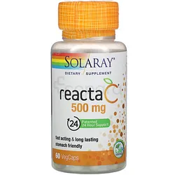 SOLARAY REACTA VITAMINE C 500MG BOITE DE 60 CAPSULES