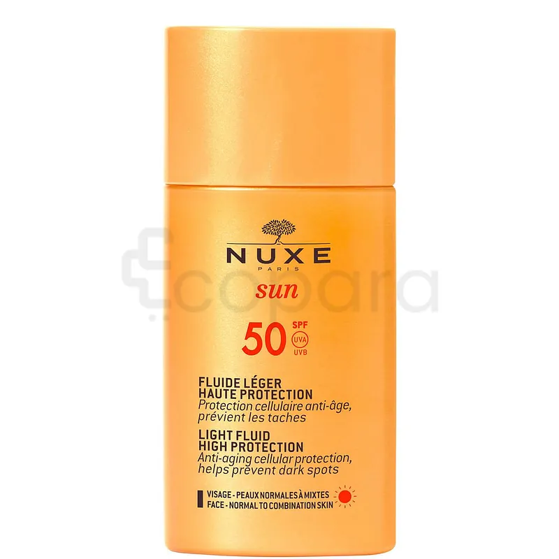 NUXE SUN FLUIDE LEGER HAUTE PROTECTION SPF50+ 50ML