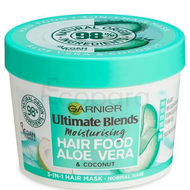 GARNIER ULTRA DOUX ULTIMATE BLENDS HAIR FOOD ALOE VERA ET COCO 390ML