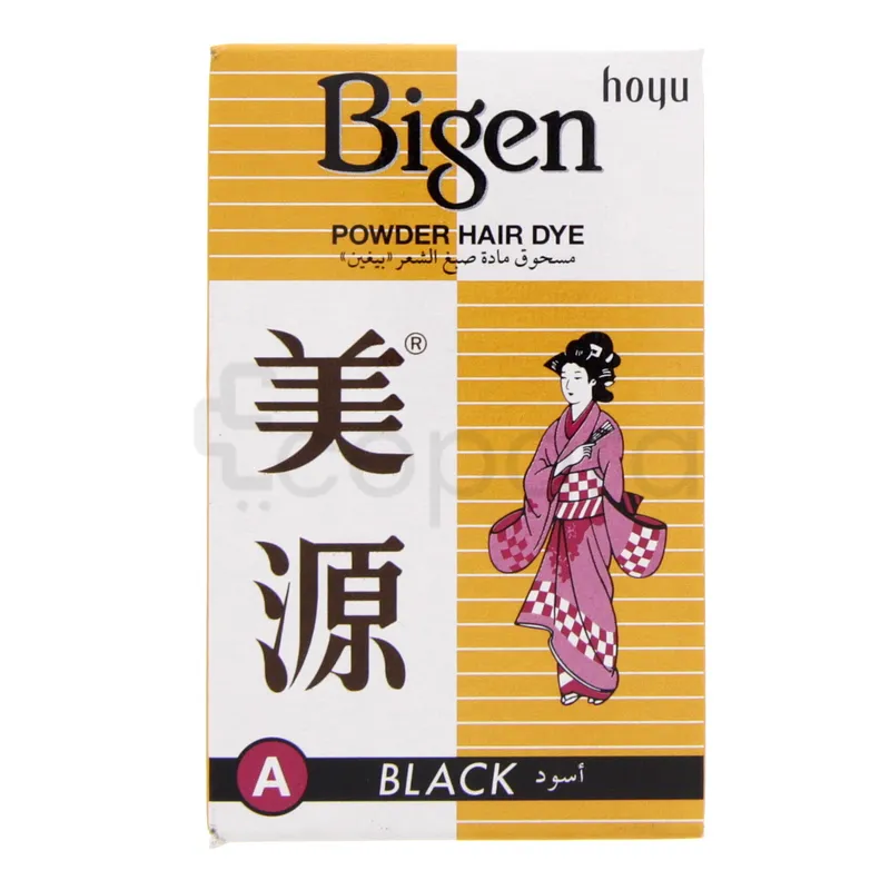 BIGEN POWDER HAIR DYE BLACK 50ML