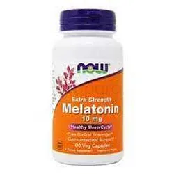 NOW MELATONINE EXTRA STRENGTH 10MG BOITE DE 100 CAPSULES