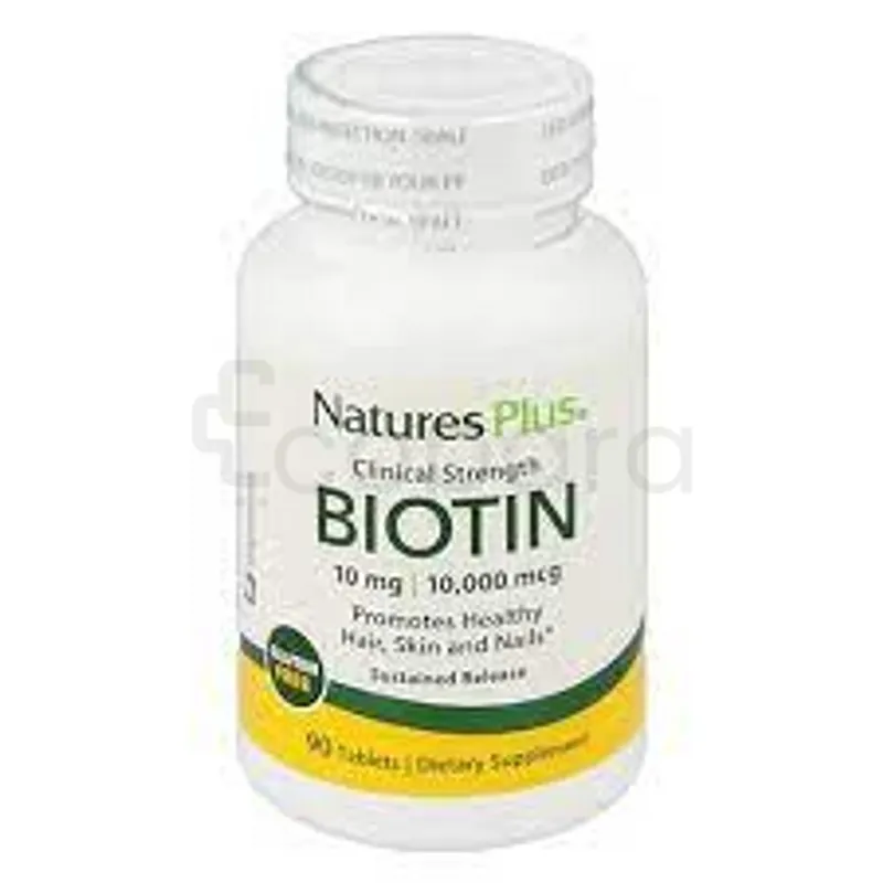 NATURES PLUS BIOTIN 10MG BOITE DE 90