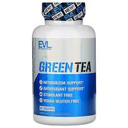 EVLUTION NUTRITION GREEN TEA BOITE DE 60 CAPSULES