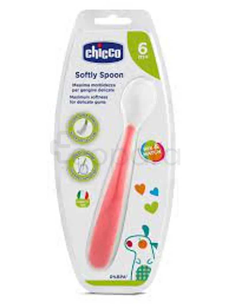 CHICCO SOFT SILICONE SPOON 6 MOIS PLUS