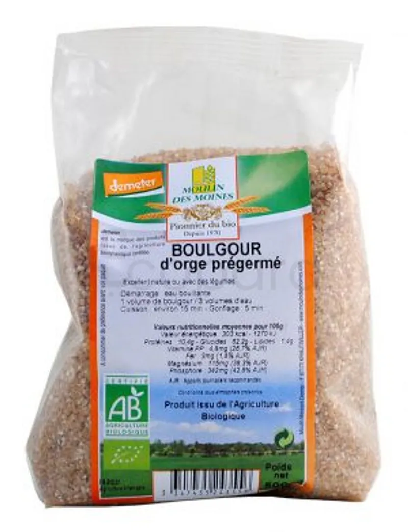 MOULIN DES MOINES BOULGOUR D'ORGE 500G