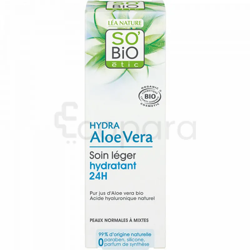 SO'BIO HYDRA ALOE VERA SOIN LEGER 24H 50ML