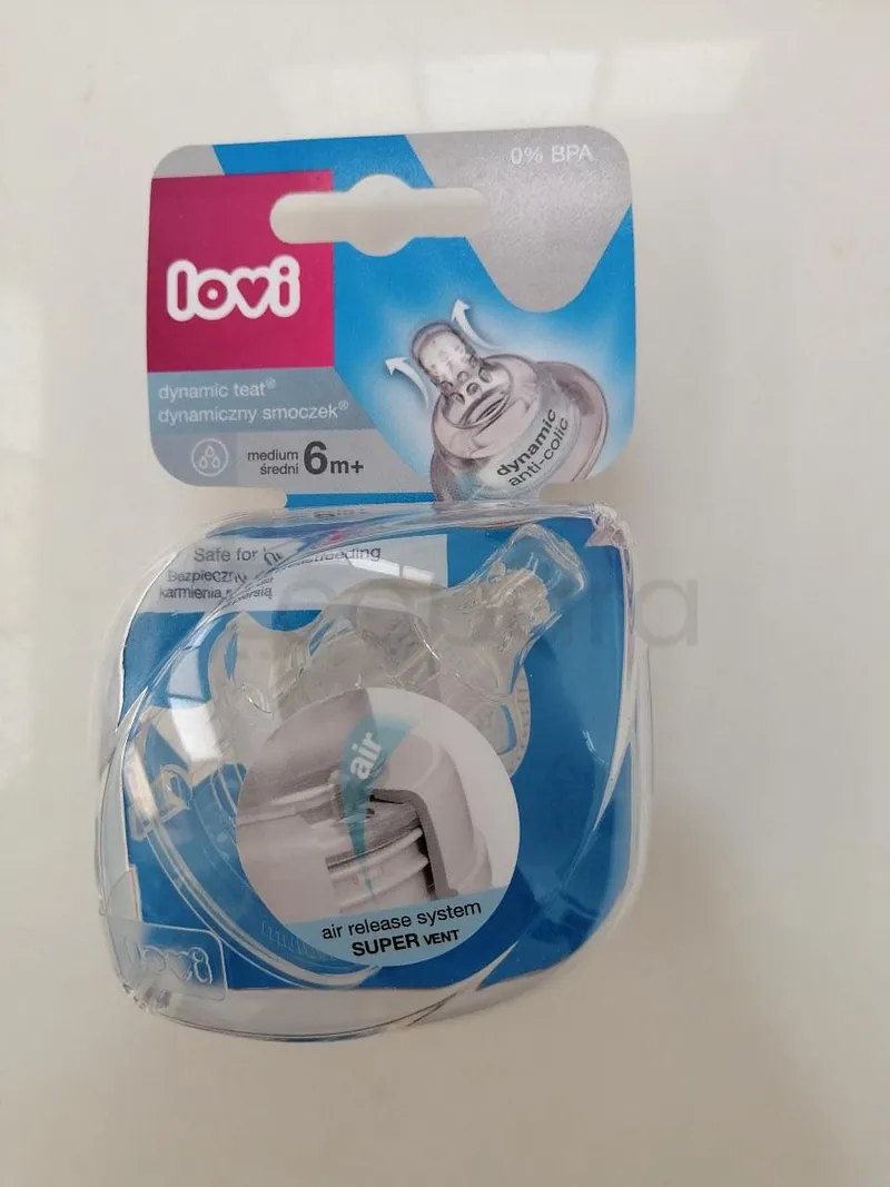LOVI TETINE DYNAMIQUE EN SILICONE +6MOIS BOITE DE 2 REFERENCE 18/751