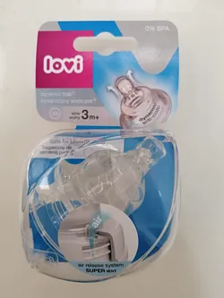 LOVI TETINE EN SILICONE COL LARGE +3MOIS BOITE DE 2 REFERENCE 18/750