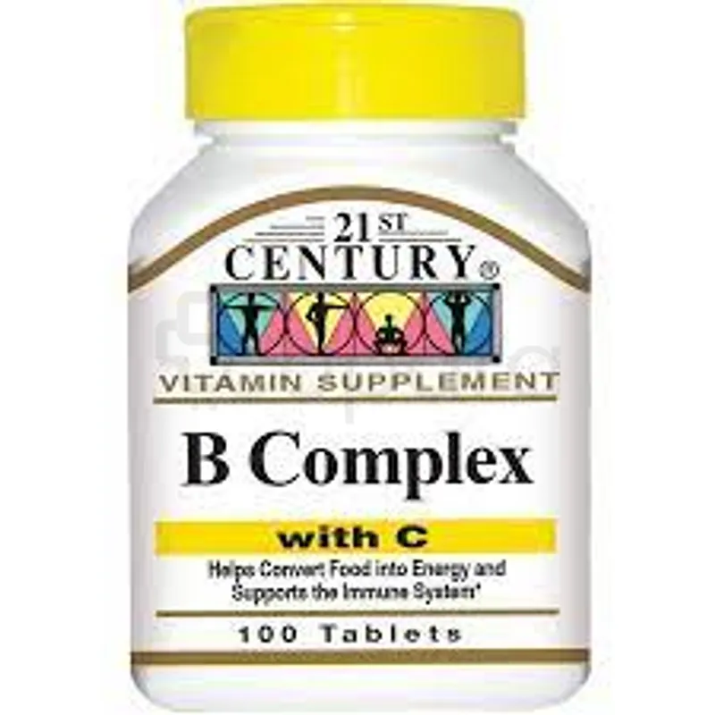 21ST CENTURY B-COMPLEXE PLUS VITAMINE C BOITE DE 100 COMP
