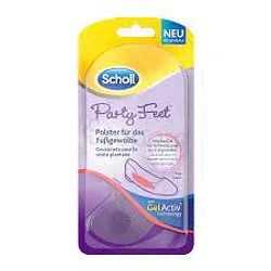 SCHOLL PARTY FEET GEL ACTIV COUSSINETS POUR LA VOÛTE PLANTAIRE