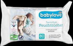 BABYLOVE SENSITIVE LINGETTES BOITE DE 80