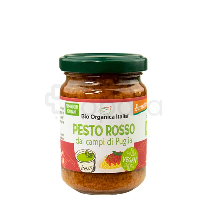 BIO ORGANICA PESTO ROSSO VEGAN DEMETER 140G