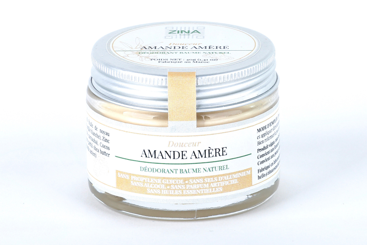 ZINA DEODORANT AMANDE AMERE 40G