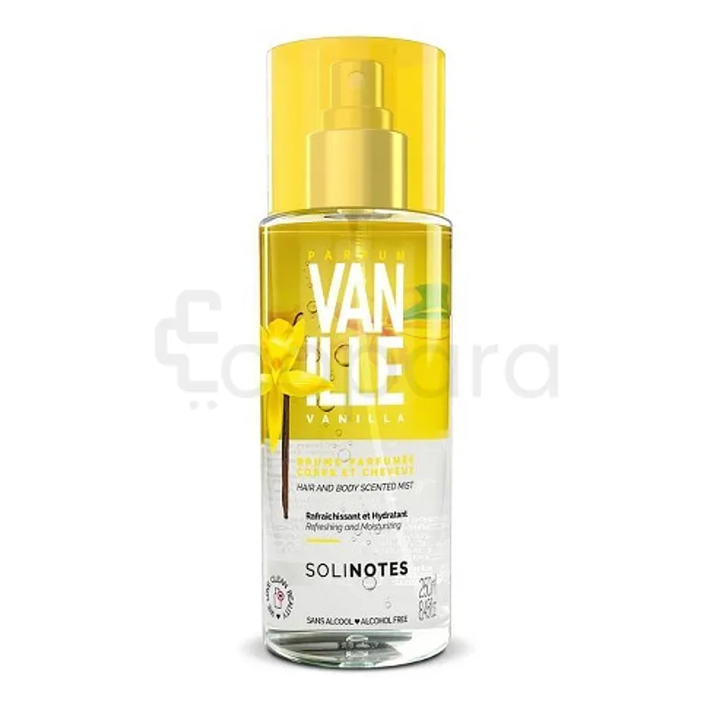 SOLINOTES VANILLE BRUME PARFUMEE CORPS ET CHEVEUX 250ML  