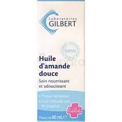 GILBERT HUILE D'AMANDE DOUCE SOIN NOURRISSANT ET ADOUCISSANT 60ML