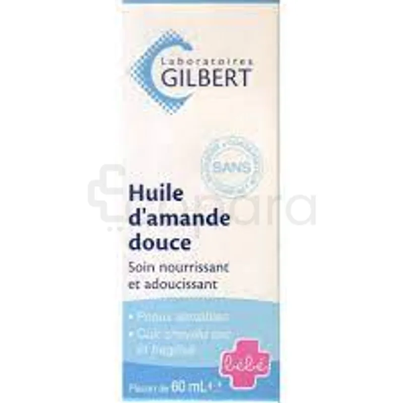 GILBERT HUILE D'AMANDE DOUCE SOIN NOURRISSANT ET ADOUCISSANT 60ML