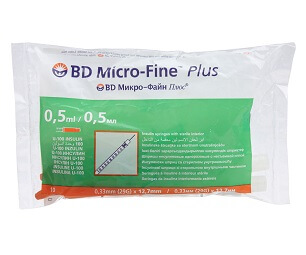 BD MICROFINE PLUS AIGUILLE A STYLO INSULINE 30G/8MM BOITE DE 100 REFERENCE 320930