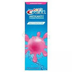 CREST DENTIFRICE KID'S ANTICAVITY PROTECTION BUBBLEGUM RUSH 119G
