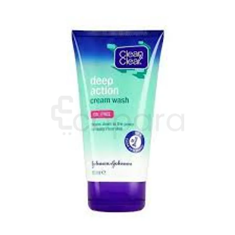 CLEAN & CLEAR DEEP ACTION CREAM WASH 150ML