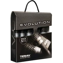 TERMIX EVOLUTION PLUS HAIRBRUSH FIRM FOR THICK HAIR FULL SET BOITE DE 5