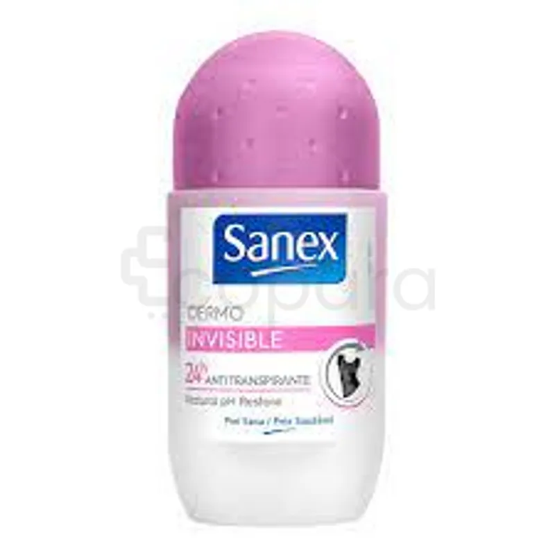 SANEX DEODORANT ROLL-ON DERMO INVISIBLE 50ML
