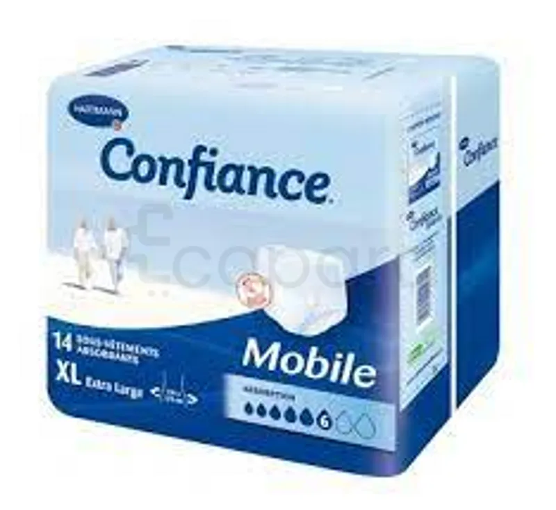 HARTMANN CONFIANCE MOBILE ABSORPTION 6 TAILLE XL BOITE DE 14