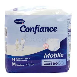 HARTMANN CONFIANCE MOBILE ABSORPTION 6 TAILLE M BOITE DE 14