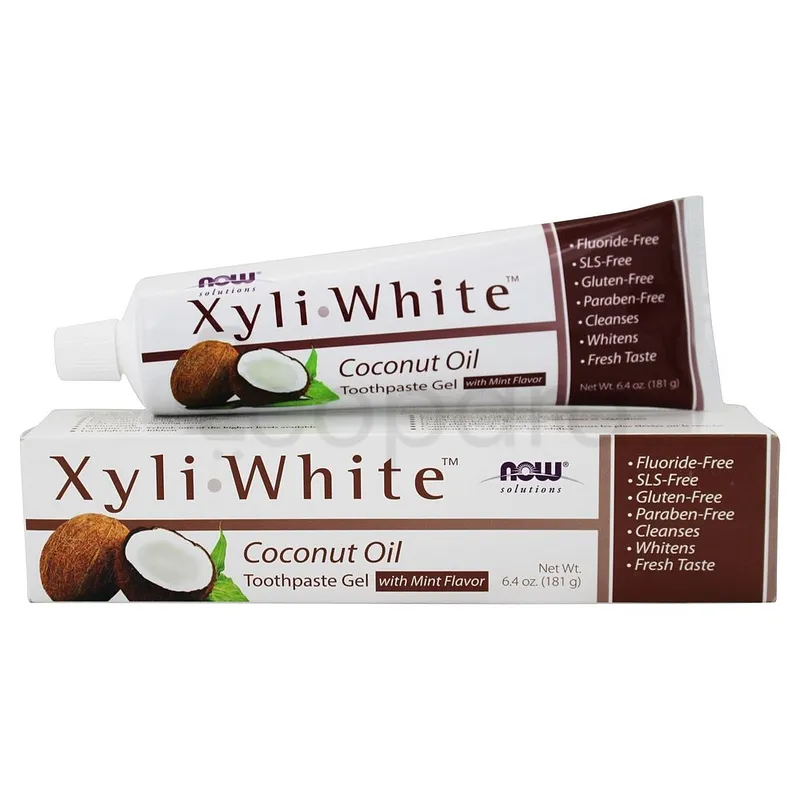 NOW XYLIWHITE COCONUT OIL DENTIFRICE 181G