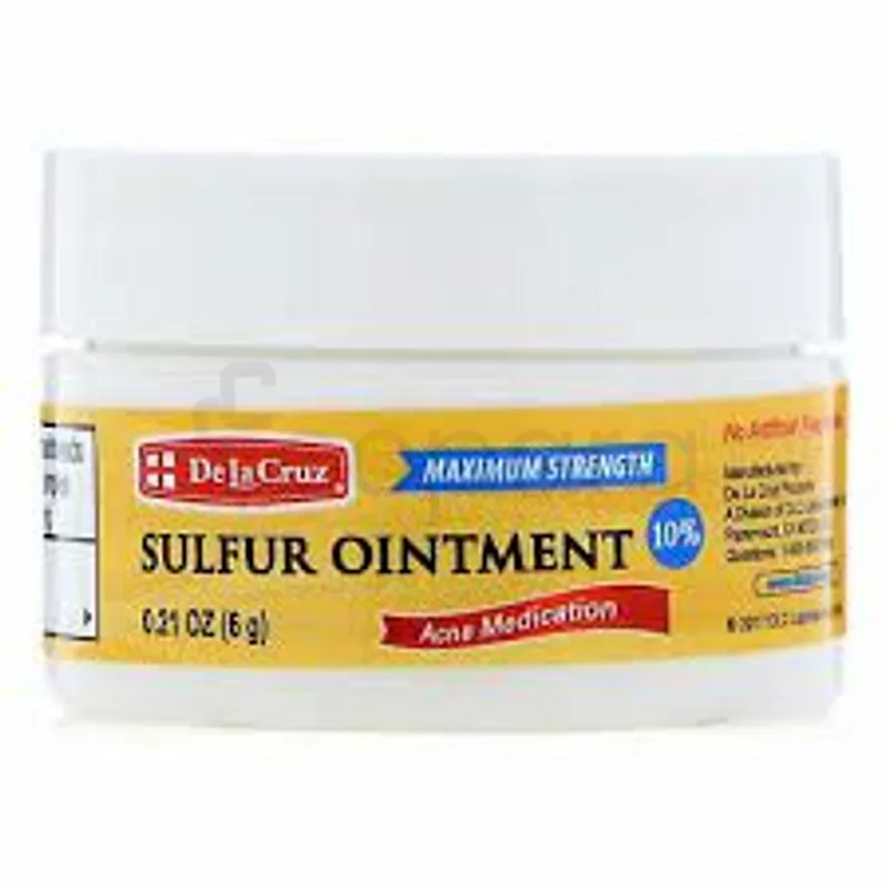 DE LA VRUZ SULFUR OINTMENT CREME 6G