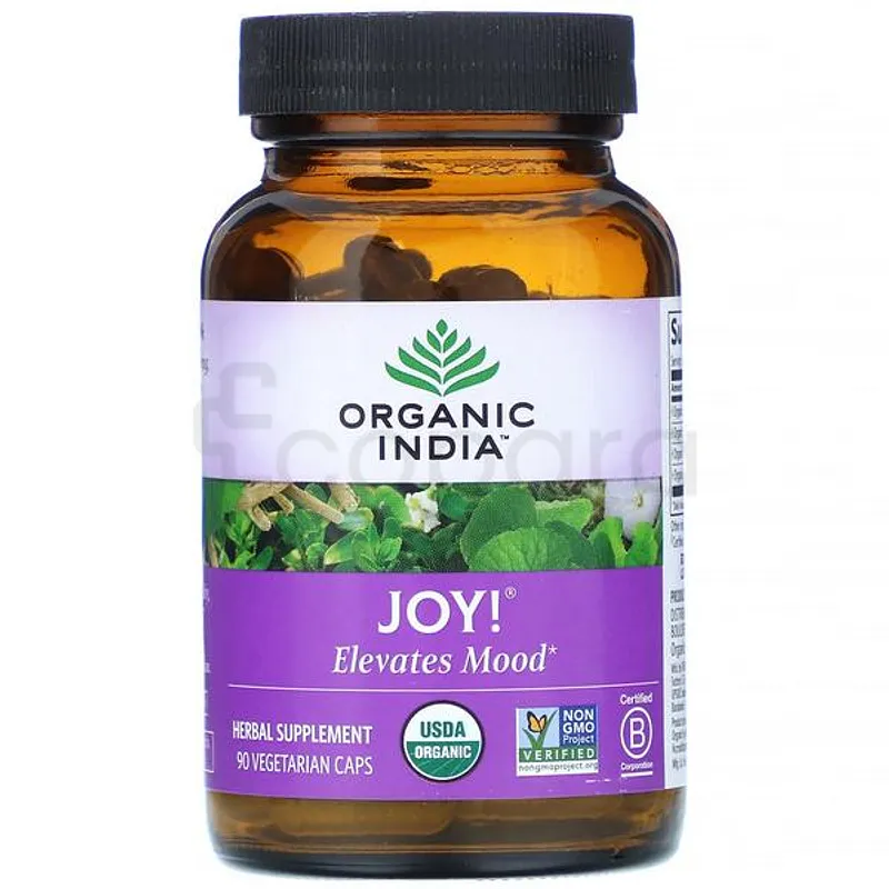 ORGANIC INDIA JOY ELEVATES MOOD BOITE DE 90 COMPRIMES