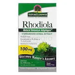 NATURE'S ANSWER RHODIOLA 100MG BOITE DE 60 COMPRIMES