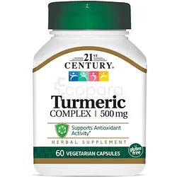 21ST CENTURY TURMERIC 500MG BOITE DE 60 CAPSULES