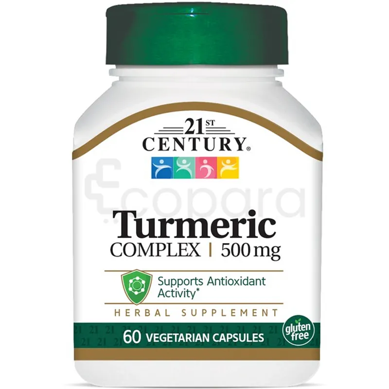 21ST CENTURY TURMERIC 500MG BOITE DE 60 CAPSULES