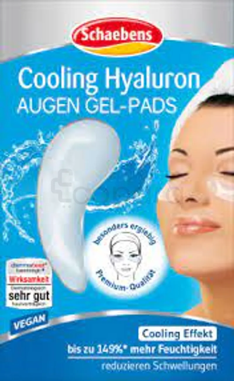 SCHAEBENS CONTOUR YEUX ACIDE HYALURONIQUE BOITE DE 2 PADS