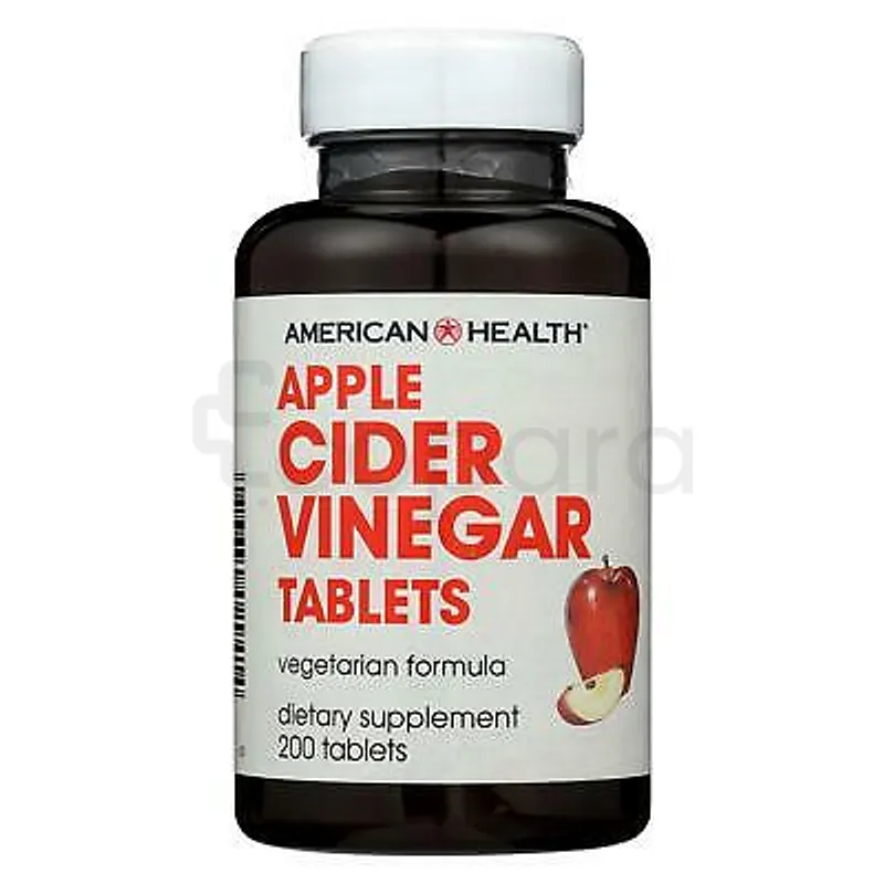 AMERICAN HEALTH APPLE CIDER VINEGAR TABLETS 480MG BOITE DE 200 TABLETS