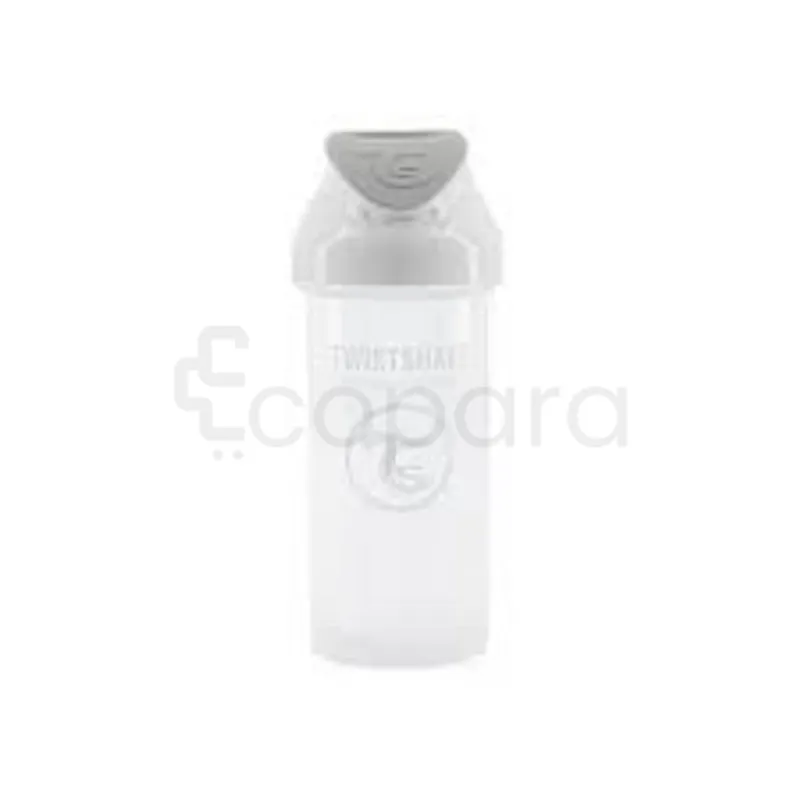 TWISTSHAKE STRAW CUP +6MOIS WHITE 360ML