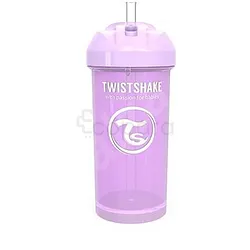 TWISTSHAKE STRAW CUP +6MOIS PURPLE 360ML