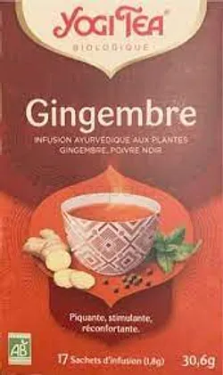 YOGI TEA GINGEMBRE BOITE DE 17 SACHETS