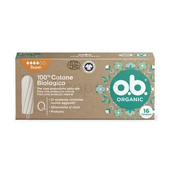 OB ORGANIC TAMPONS SUPER BOITE DE 16