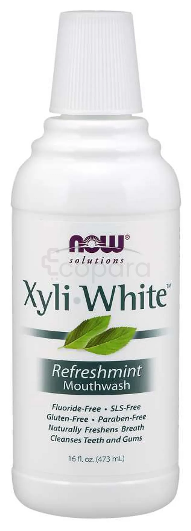 NOW SOLUTIONS XYLI WHITE REFRESHMINT BAIN DE BOUCHE 473ML